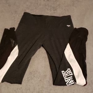Pink Victoria Secret Leggings (net at the bottom)